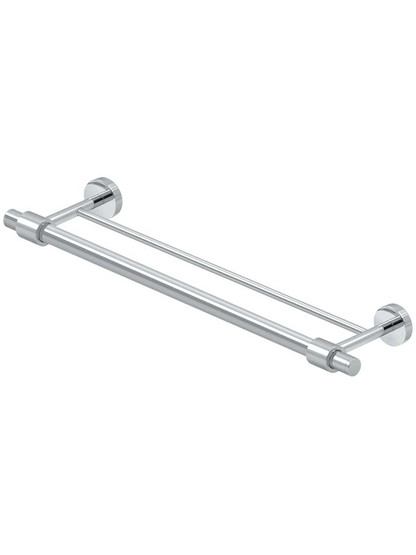Sobe 24 inch Double Towel Bar in Polished Chrome.